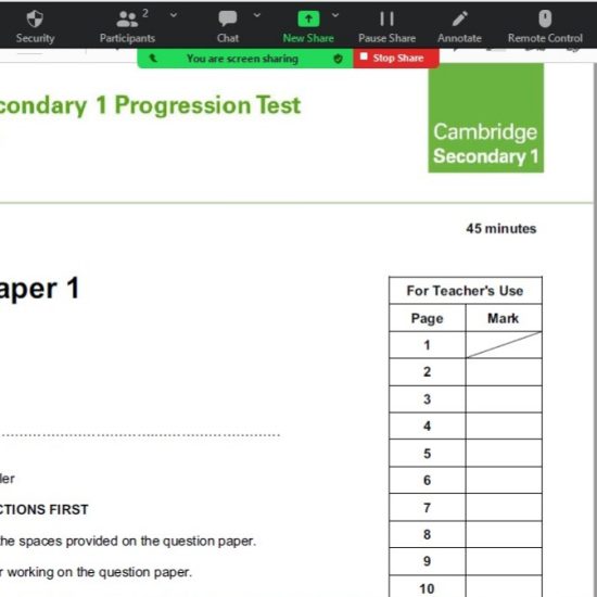 Year 7 Prepare Exam